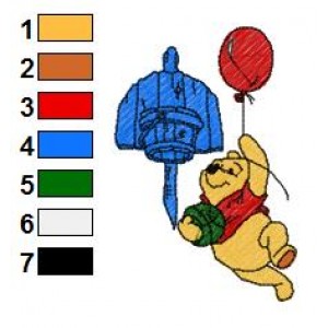 Winnie The Pooh Embroidery 3